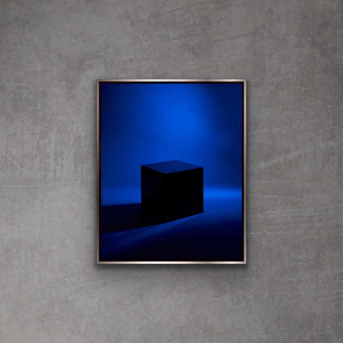 BLOCK by Grete Hjorth-Johansen, on a concrete wall