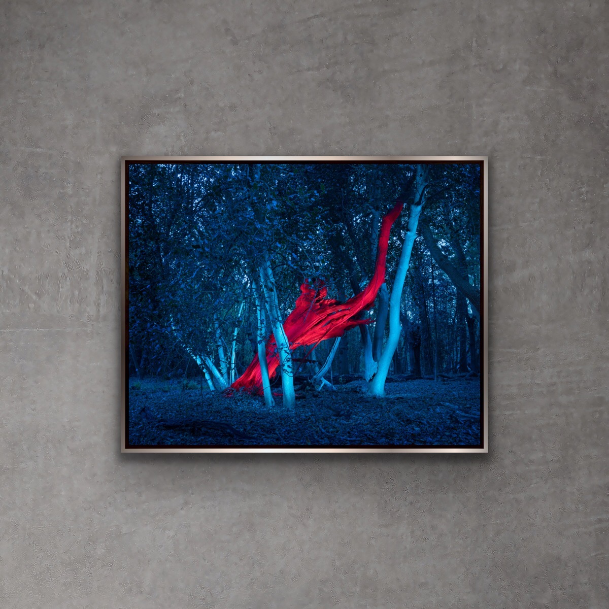 ELECTRA by Grete Hjorth-Johansen, on a concrete wall