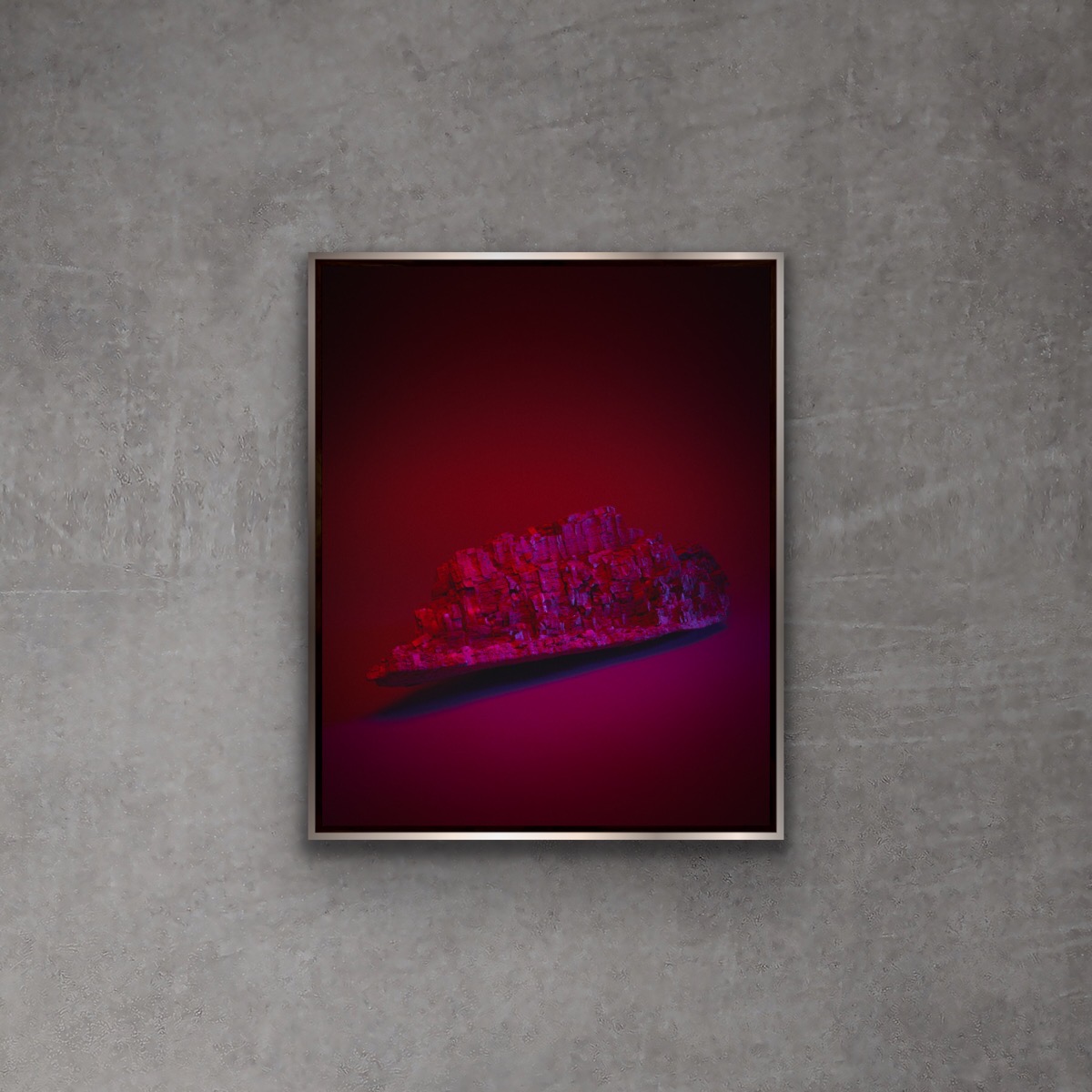 NAVIS by Grete Hjorth-Johansen, on a concrete wall